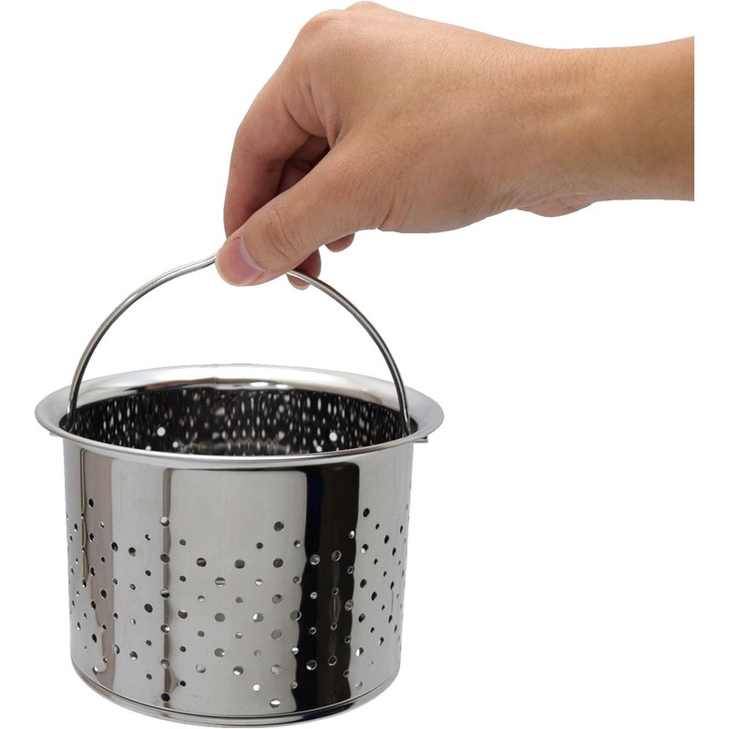 Takagi Stainless Steel Drain Strainer, Shallow Type, Kitchen Sink Basket,