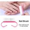 Nail Cepillos Mini Cepillo Garra Uñas Acrílicas, Manicure Y Pedicure