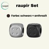 raupir Set of 2 embers for ashtray cubes, metal fire