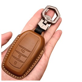 Toyota New Harrier 80 Series Key Case, Key Holder, Key Cover, Genuine Leather, Land Cruiser, 200 Series, 300 Series, Hilux GUN125, Mirai, Yaris, MARK X 250G, S, Prius, 60 Series, 65 Series, New Crown,