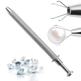 OdontoMed2011® IC Pickup/Thread Picker/BGA Chip Picker/Electronic Component Catch/ 4 Clamp IC Chip Metal Catcher/Manicure Cotton Ball Claw. ODM