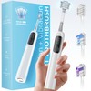 SYNHOPE Cepillo de dientes sónico oscilante de 60°, limpieza de