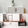 KOVNISE Cabinet Pulls Solid Wood Pulls Dark Walnut Original Wood