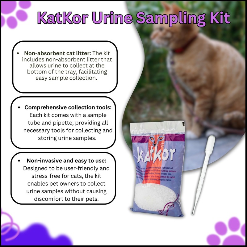 Katkor Urine Sampling Kit for Cats - 2 x Katkor