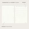 etmamu 1100 Calendar Inserts 2026 A5 Vertical Dot Grid