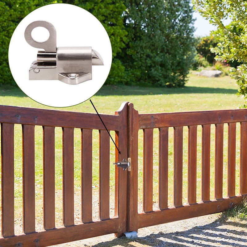 Latch Lock, Zinc Alloy Spring Bounce Lock Security Pull Ring