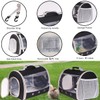 Crested Geckos Travel Carrier with Security Printing Harness Leash Set,Lizard