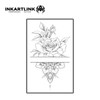 INKARTLINK 2 Pcs Tattoo Stickers 2 Weeks Waterproof Jagua Tattoo