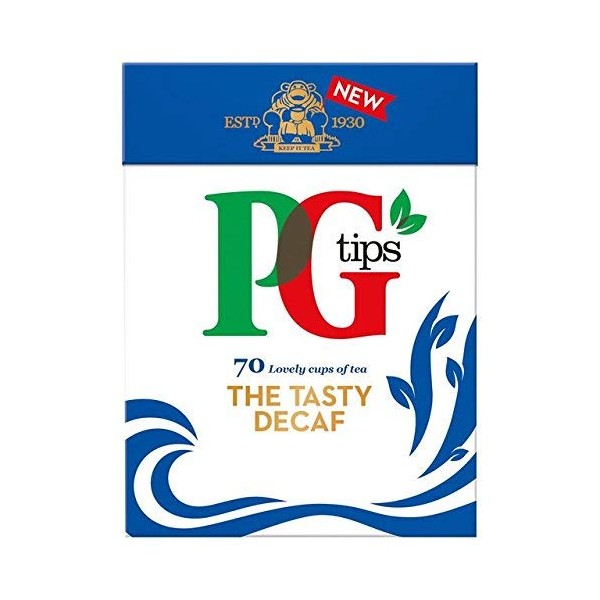 PG Tips Decaf 70 bags. Case of 12