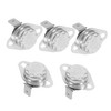Tofficu 5pcs Thermal Control Thermostat Switch Normally Closed Temperature Sensor