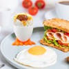 Set of 6 Egg Holders and Egg Stands, Funny Children's