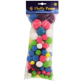 Playbox Neon Mix 2 Fluffy Poms (100 Pieces)