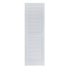 Perfect Shutters Premier Louver Exterior Decorative Shutter, 15" x 55",