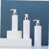 IWOWHERO 3pcs White Lotion Pump Bottles Refillable Travel Containers for