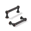 khtumeware 10 Pack 3 Inch Hole Center Oil Rubbed Bronze