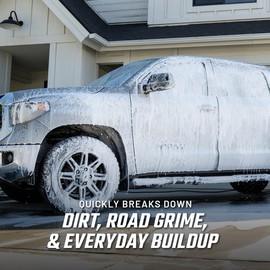 Slick Products Hybrid Ceramic Wash & Wax Super Concentrate – Extra Thick Foaming Car Shampoo & Motorcycle Wash Soap with Wax Protection – Perfect for Foam Cannon – 64 oz.