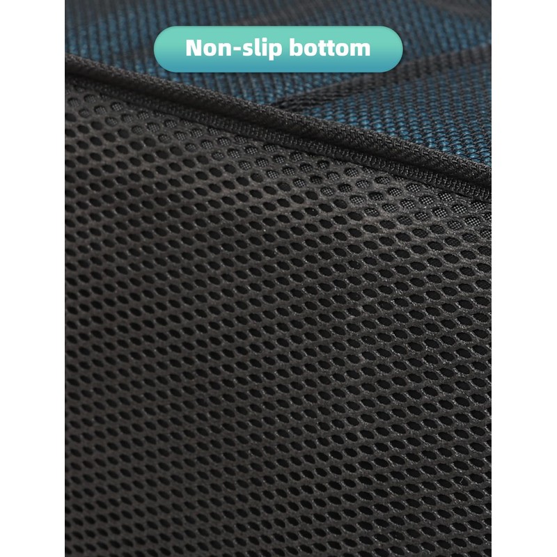 YOHOOLYO Car Seat Organizer Backseat Car Organizer with 4 Compartments,