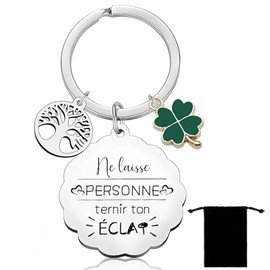 Lumengqi Mut Schlüsselanhänger Damen Geschenk Freundin Motivation Damen Schlüsselanhänger Mut und Ausdauer Ermutigung Schlüsselanhänger Ausdauer Inspirierend Geburtstag