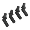 4pcs Sunroof Drain Tube Connector Rubber Black for Range Rover