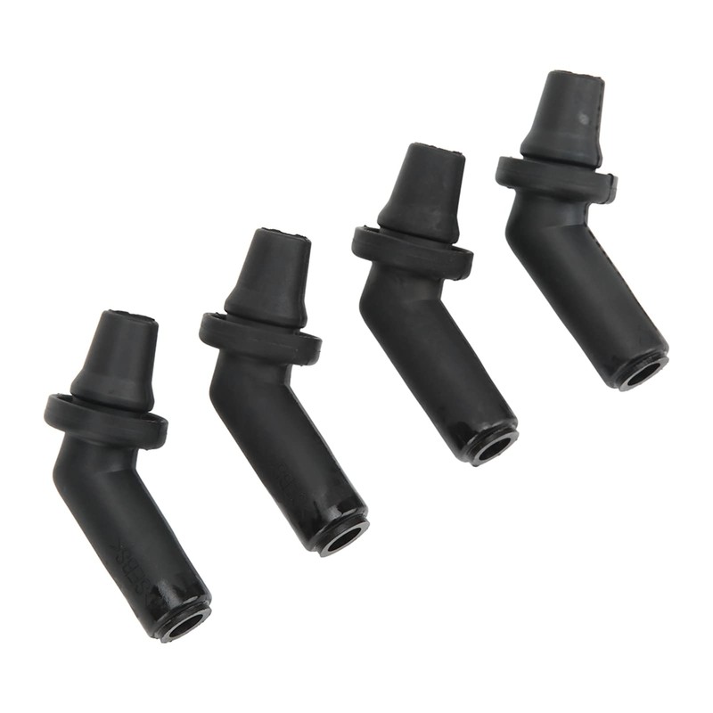 4pcs Sunroof Drain Tube Connector Rubber Black for Range Rover
