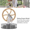 Low Temperature Stirling Engine Model DIY Interesting Stainless Steel Zinc