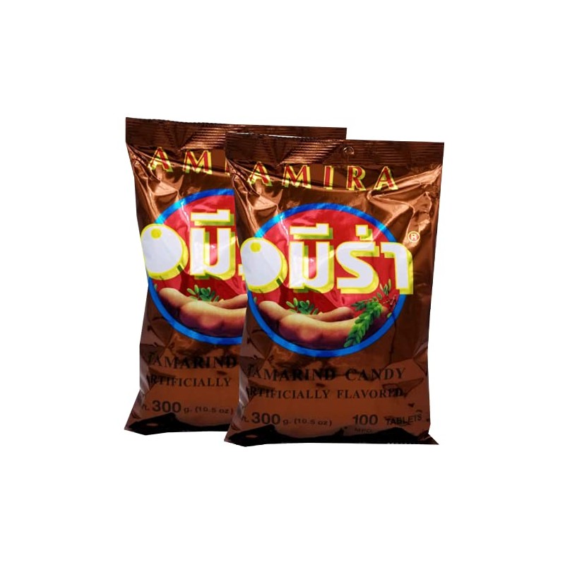 Amira - Tamarind Candy (100 Pieces)300g (10.5oz) (2 Pack)