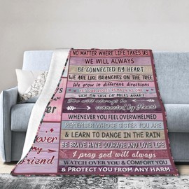 to My Sister Blanket Birthday Gifts Fleece Throw Blankets for Thanksgiving Christmas Bed Sofa Travel Beach 50"x60"