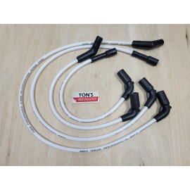 Ton's 8mm Harley-Davidson 2017+ Road King Milwaukee M8 spark plug wires White