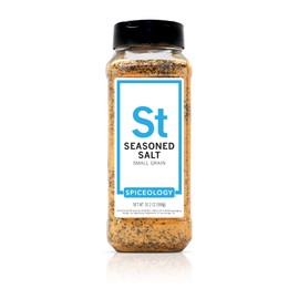 Spiceology - Seasoned Salt - Use On: French Fries, Tater Tots, Steak, Chicken, Fish, Veggies - Seasoning Salt - Spices and Seasoning - BBQ Rub - Gourmet Rub - Grilling Spices - 35.2 oz