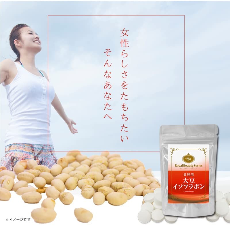 業務用 大豆イソフラボン 270粒 約3ヶ月分 大豆 イソフラボン サプリ 豆乳より楽チン 美容 健康