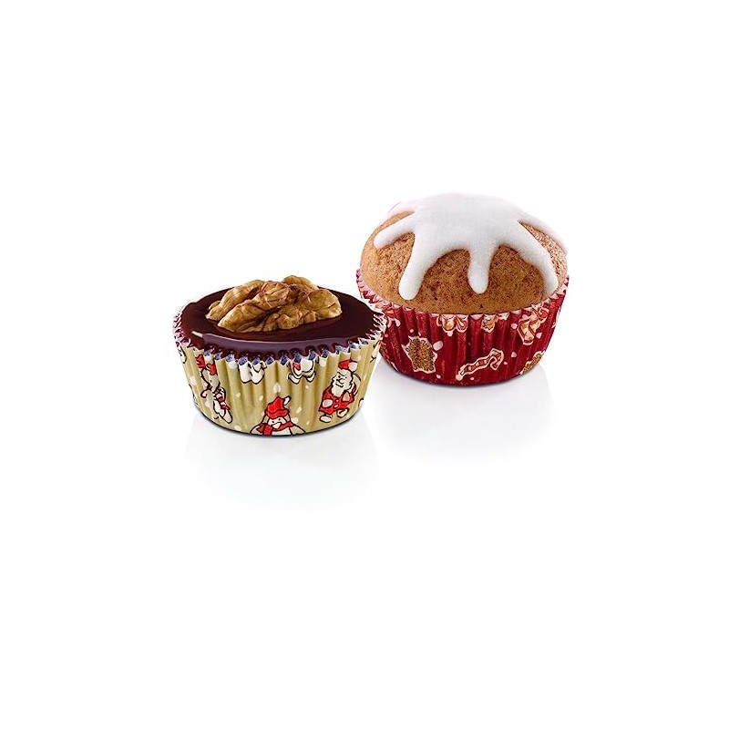 Tescoma Miniature Baking Cups Ø 4 Cm, 100 Pcs, Christmas