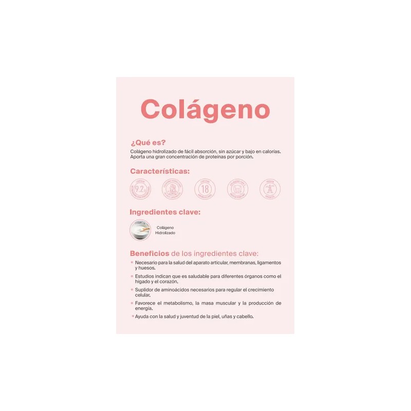 Colageno Bioactivo Hidrolizado 93% Puro Colageno