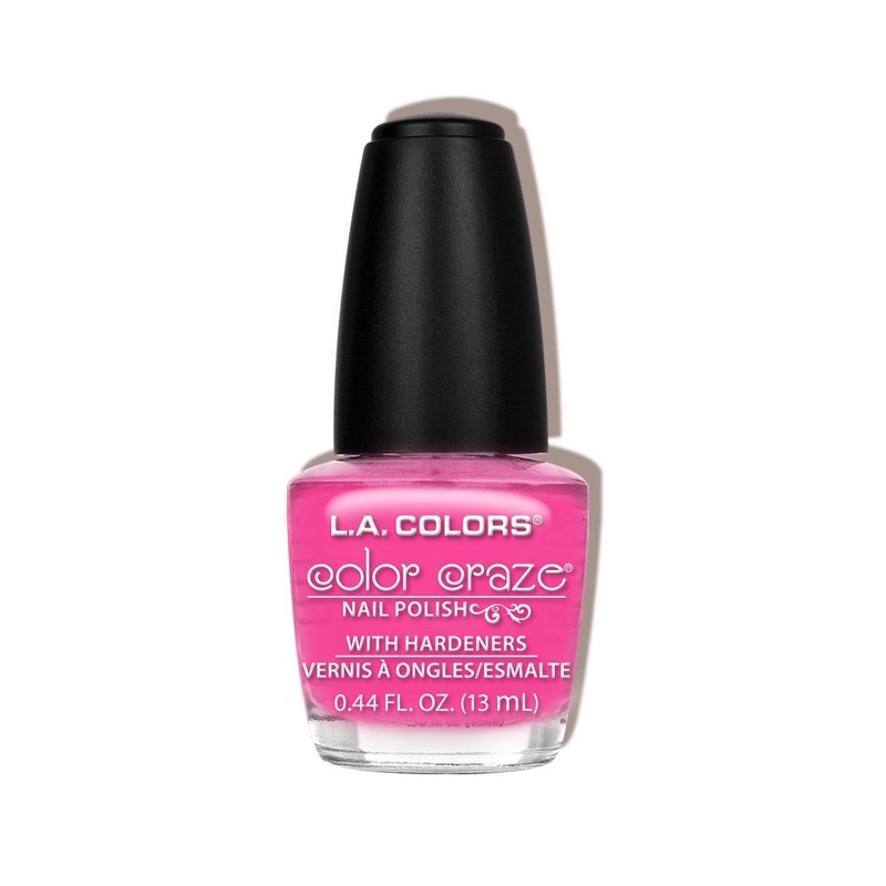 L.A. Colors Craze - Esmalte de uñas, Rosa, 29,57ml