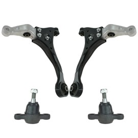 TRQ Front Control Arm with Ball Joint Set Compatible with 2006-2010 Hyundai Sonata