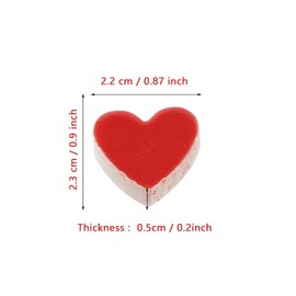 48pcs/200g Love Heart Ceramic 2.2x2.3cm Mosaic Tiles for Crafts Glass Mosaic for Jewelry Making (Purple)