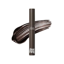 Dear Thing Ultra Long Curling Mascara #02 Mute Brown 7ml – Máscara de Pestañas de Curling y Alargamiento con Acabado Natural