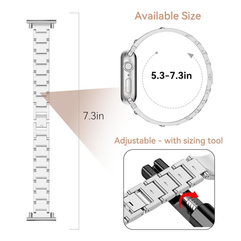 LYSANDRA Bands Compatible with Spade Co Health Smartwatch 4 for