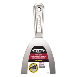 HYDE 06580 Stiff Full Metal Stainless Steel Joint Knife, 4"