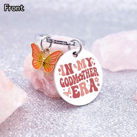 Uerifr Godmother Proposal Gift Will You Be My Godmother Gifts from Godchild God Mother Gifts for Women Godparents God Mommy Proposal Madrina Keychain for Birthday Christmas Mothers Day