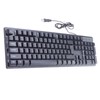 Keyboard Colorful Light Stable 104keys Suspended Keycap Wired Mechanical Gaming