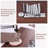 Leather Press Studs Set, Leather Metal Rivets 2 Colours Metal