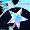 GRAEEN Light Up Star Headband Crown Rave Costume Hair Accessories