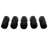 5PCS 10AN Fitting Adapter Black Female Straight Swivel Aluminum Alloy