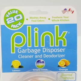 Summit Brands Plink Variety Pack Garbage Disposal Cleaner Disposer Deodorizer 20 Pack