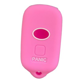 Silicone Key Fob Cover, Remote Key Protector Fit for Toyota 1999-2009 4Runner 2001-2008 Toyota Sequoia, 3 Buttons Keyless Remote Holder HYQ12BBX HYQ12BAN HYQ1512Y (Pink)