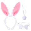 Set of 3 Rabbit Ears Headband Set, Cute Rabbit Ears,
