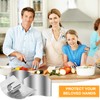 Niupiour Stainless Steel Finger Guards, 4 Packs of Finger Protectors