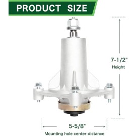 For Husqvarna Spindle assembly 54" For Husqvarna YTH2454 YTH24K54 YTH25K54 54"Deck