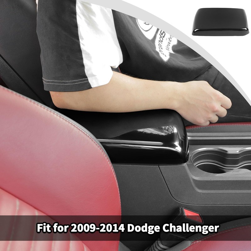 JWWY for Challenger Armrest Cover Case Pad Center Console Cover