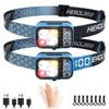 DARKDAWN 5 Modes Head Light Flashlight,Headlamp Rechargeable LED, USB C
